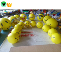 Boule gonflable avec smiley, décoration de fête gonflable, pour événement 19 pouces, nouvelle collection A7829