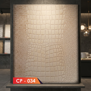 Accessoires en cuir véritable gaufré effet croco, poli brillant, aspect peau d'autruche, écologique, résistant au vent, vente chaude - Product Image 1
