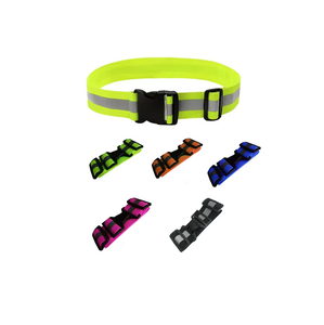 Personalizado Hi Vis ajustable deporte al aire libre equipo de seguridad reflectante elástico Cinturón correa para correr entrenamiento ciclismo caminar - Product Image 6