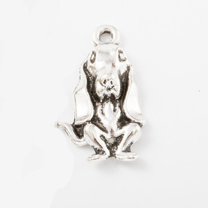 Nouvelle Annonce : Pendentifs Breloques Minimalistes en Alliage Chien <span class=keywords><strong>Berger</strong></span> Picard Assis, Breloques Classiques, Accessoires de Bijoux pour Décoration - Product Image 6