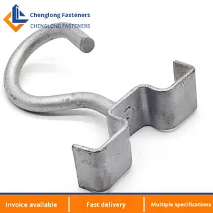 Support de fixation pour câble à fibre optique galvanisé à crochet fixe, commande en gros, avantage du fabricant, stock disponible - Product Image 5