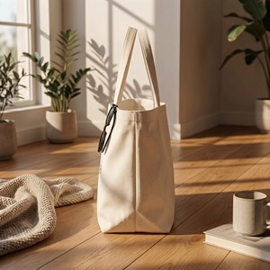 16oz Heavy Canvas Tote <b>Bag</b> Durable Industrial Strength Reusable Eco Friendly Awareness Shopping <b>Bag</b> Rope Handle - Product Image 3