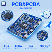Servicio de Fabricación de PCB de Alta Calidad para Control Industrial, Ensamblaje de PCB Electrónico Personalizado, Fabricante de Circuitos Impresos SMT