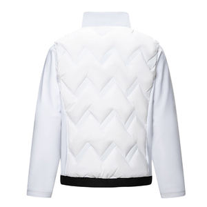 Chaqueta de plumón de color sólido con logotipo personalizado, nueva, de invierno, para exteriores, para parejas, hombres y mujeres, gruesa para mantener el calor, popular. - Product Image 4