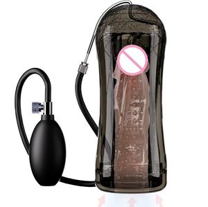 Masturbadores Manuales Masculinos con Exprimidor y Bolsa de <span class=keywords><strong>Aire</strong></span> y Bola Vibrante, Copa Masturbadora Masculina Reutilizable con Textura 3D - Product Image 1