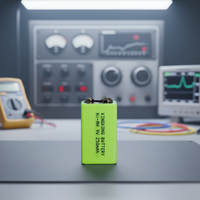 Baterai Isi Ulang Ni-MH 9V 250mAh KingKong LH025-H7C (Bersertifikasi CE ROHS) untuk Senter & Mainan-500 Siklus
