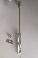 Loquet de porte à levier traditionnel en laiton massif, avec tige de 10 pouces, installation facile, vente en gros