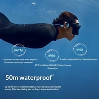 SHOKZ OpenSwim Pro 2 Écouteurs de natation sans fil à conduction osseuse étanches S720
