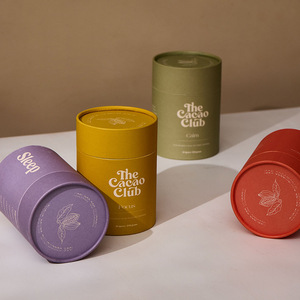 Phân Hủy Sinh Học Tùy Chỉnh In Kích Thước Logo Vòng Quà Tặng Trà Xi Lanh Bao Bì Hộp Nến Các Tông Cấp Thực Phẩm Ống Giấy - Product Image 4