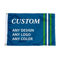 Drapeau national géant sur mesure, impression numérique écologique, polyester imperméable pour les événements sportifs et les célébrations en stade