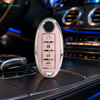 Coque de clé de voiture en TPU, étui de protection pour NISSAN Maxima Altima Versa Sentra Sunny Sylphy Teana Qashqai X-Trail Juke