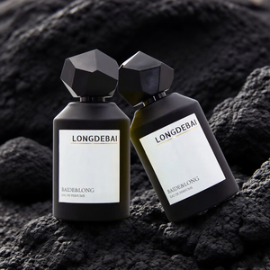 Custom High-end Matte Black Round Perfume <b>Bottles</b> 30ml 50ml 100ml <b>Empty</b> Glass Screen Printed Pump Sprayer and Square Boxes - Product Image 2