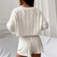 Ensemble de pulls en tricot décontractés pour femmes, coupe ample - Fournisseur en gros, service OEM personnalisé