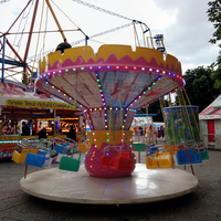 Approvisionnement en usine en Chine directement attraction parc d'attractions intérieur extérieur parc des expositions petites chaises volantes à vendre