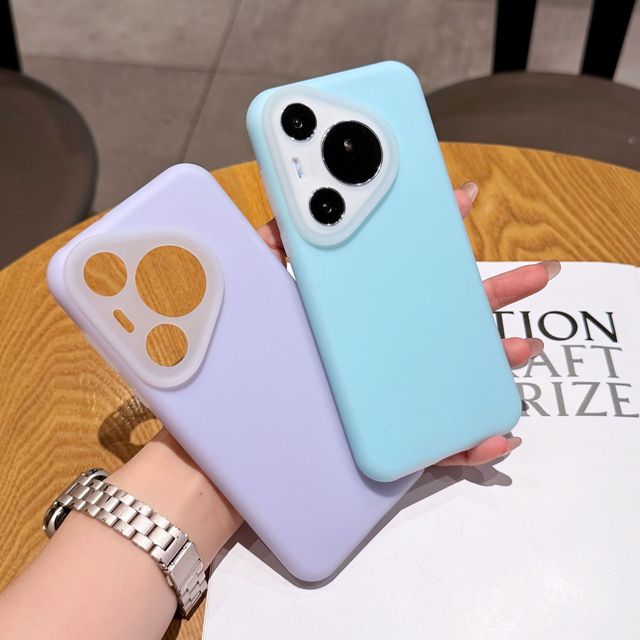 Neon Jelly Liquid Silicone Matte Bright Color Case For Huawei Pura 70 Mate 70 60 Pro Camera Lens Protection Shockproof Cover