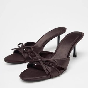 Nouvelles sandales à talons hauts pour femme, modèle Butterfly Dew Toe, à bout ouvert, à bride arrière, style mule, 334-1, Cool Drags - Product Image 2