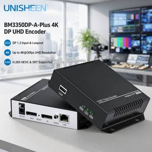 Encodeur vidéo DisplayPort Unisheen BM3350DP-A-Plus H.265 4K 2160P30 avec sortie en boucle DP pour <span class=keywords><strong>YouTube</strong></span> et Facebook Live - Product Image 1