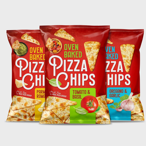 रंगीन कस्टम फूड ग्रेड गंध का प्रमाण 40 ग्राम 100 ग्राम 160 ग्राम चिप्स खड़े तकिया पाउच बैक सील जिपर शीर्ष स्नैक्स पालतू भोजन - Product Image 1