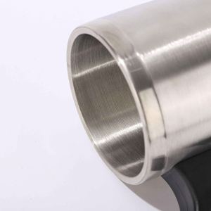 Stainless Steel Tumbler With Handle And Lid <b>Double</b> <b>Wall</b> Vacuum Insulated Travel Mug Minimalist Design - Product Image 4
