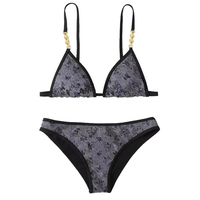 Nouveau soutien-gorge ensemble femmes sous-vêtements mignon marguerite broderie Lingerie ensemble hors épaule Bralette haut + short maille transparente Sexy