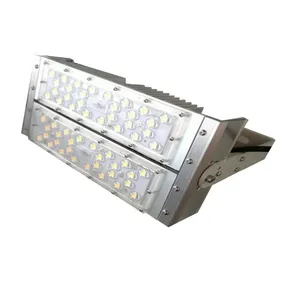 模块印刷电路板隧道灯IP65 100瓦发光二极管路灯SMD5050防眩光平板泛光灯组装模块体育场灯
