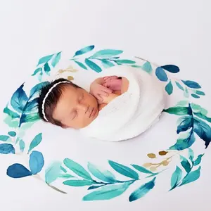 Stretch Background Cloth Props floral pattern Newborn Photography Baby Studio Photo