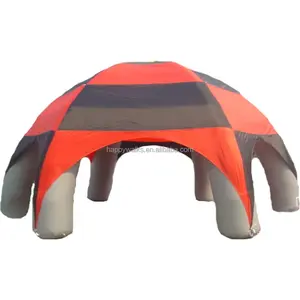 Field Outdoor Camping Tent Inflatable House Durable PVC Six Claw Inflatable Tent For Sale