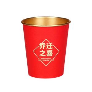 Vasos desechables de papel dorado para celebraciones, 201-300 ml, para bebidas calientes, para fiestas. - Product Image 5