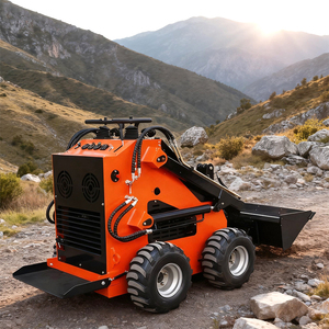 Gran demanda de maquinaria superventas: Minicargadora de dirección deslizante nueva de 0.45 toneladas con motor/bomba de rueda motorizada de alta capacidad de carga. - Product Image 1