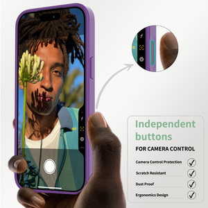 เคสแม่เหล็กสำหรับ iPhone 18 <span class=keywords><strong>Pro</strong></span> <span class=keywords><strong>Max</strong></span> รุ่นใหม่ พร้อมปุ่มควบคุมกล้อง AI ในตัว ฝาหลังแบบด้าน ป้องกันการกระแทก สำหรับ iPhone 17 18 - Product Image 6