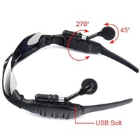 Lunettes de soleil polarisées pour le cyclisme et les sports de plein air avec écouteurs BT à conduction osseuse sans fil et micro intégré