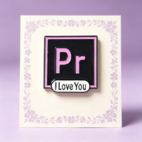 Photoshop Ps Pr Badge Adobe Illustrator Ai Au Émail Épinglette Épingles Disponible Stock Accepter Commande Directement En Gros Épingle En Métal