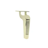 Pieds de canapé modernes et personnalisés en fer et acrylique, style minimaliste doré, durables, pour tables et chaises