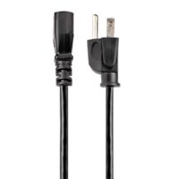 Câble d'alimentation US SYONG IEC C13, OD 6,8 mm, conducteur BC 0,75 mm², prise Schuko US 3 broches, câble d'usine premium pour ordinateur portable et moniteur