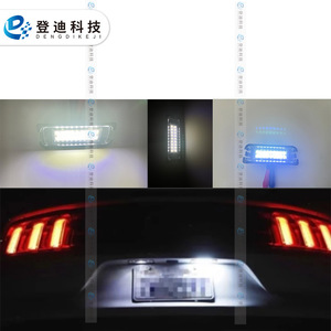 Luz LED trasera para matrícula de Ford Mustang, Fr3z13550a, carcasa transparente, luz blanca para reemplazo y reparación - Product Image 2