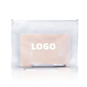 사용자 정의 매트 인쇄 Pe 지퍼 잠금 폴리 젖빛 지퍼 가방 플라스틱 지퍼 가방