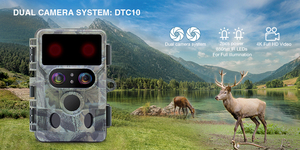 Nueva Cámara de Caza <span class=keywords><strong>Forest</strong></span> 4K con Wifi, Visión Nocturna, Cámara de Rastreo con Lente Dual de 13MP y 2MP, Lente SONY - Product Image 6
