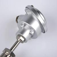 Sonda de Temperatura Industrial RTD PT100, Acero Inoxidable 316, Cabeza de Aluminio Impermeable, Termómetro de Resistencia WZP