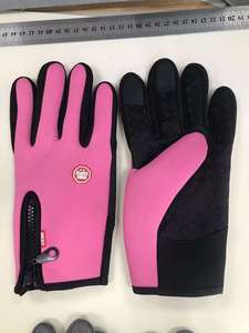 Guantes de Ciclismo de Invierno Unisex de Algodón y Poliéster con Pantalla Táctil, Resistentes al Viento, Deportivos, con Forro de Terciopelo para Esquí de Montaña - Product Image 5