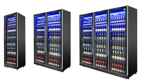 Réfrigérateur commercial <span class=keywords><strong>à</strong></span> porte vitrée simple pour boissons, avec éclairage LED, personnalisable avec logo OEM, directement de l'usine - Product Image 6