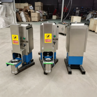 Extrudeuse hydraulique automatique de nouilles, machine verticale commerciale en acier inoxydable pour la fabrication de nouilles fraîches au bœuf (type Lamian)