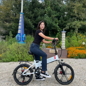 Samebike 英国仓库代发货 20 英寸可折叠 48v 10Ah 小尺寸镁轮城市男女通用电动自行车 - Product Image 3