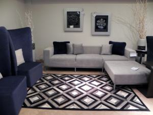 Tapis en cuir de vachette fait main en patchwork, doux et soyeux, fourrure de cuir, tapis moelleux pour chambre à coucher, tailles personnalisées disponibles - Product Image 2