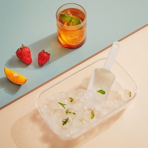 Molde de silicona flexible de fácil desmolde para cubitos de hielo y bolas de hielo, bandeja de silicona para cubitos de hielo para cocina - Product Image 2