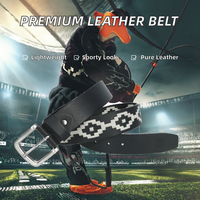 Ceinture en cuir polo de haute qualité avec boucle en alliage doré, fabricant OEM, fournisseur d'exportation, conception personnalisée, approvisionnement en gros, meilleur prix
