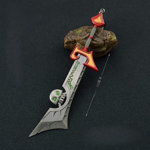 Warcraft trò chơi xung quanh tro emissary vũ khí mô hình thủ công kim loại trẻ em đồ chơi trang trí nhà bếp dao dao mài - Product Image 3