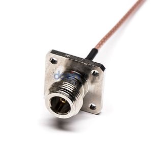 <span class=keywords><strong>N</strong></span> נקבה 4 חורים אוגן ל-SMA זכר נקבה מחבר עם RG316 RG178 כבל קואקסיאלי 50ohm 6GHz - Product Image 3