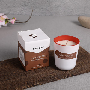 Cadeau d'accompagnement de mariage, tasse en verre coloré, aromathérapie, bougie parfumée, vente en gros, ornements pour la maison - Product Image 6
