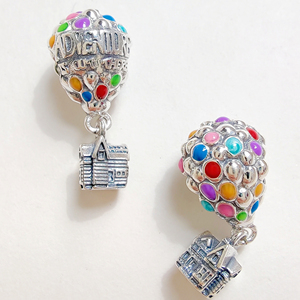 Colorful <b>Balloon</b> Charms for Jewelry Making Wholesale Pan Style DIY Dora 925 Sterling <b>Silver</b> HaYa PAN-28 GDTC Certified Unisex - Product Image 1