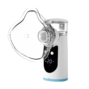 Nebulizer portabel isi ulang daya listrik, perangkat sistem pernapasan genggam untuk kantor rumah, Mode pembersihan sendiri bersertifikasi CE - Product Image 3